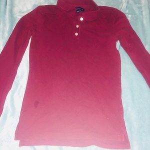 Long sleeve collard t Shirt